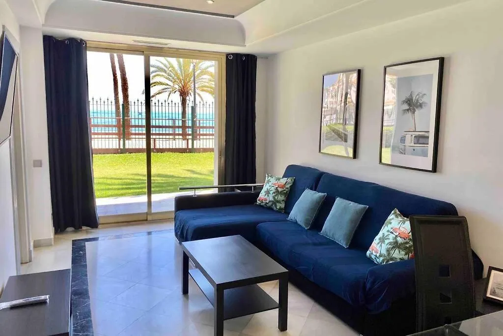 Apartment Frontline Sea In The Center Of Puerto Banus.2Bedrooms -Garden Marbella