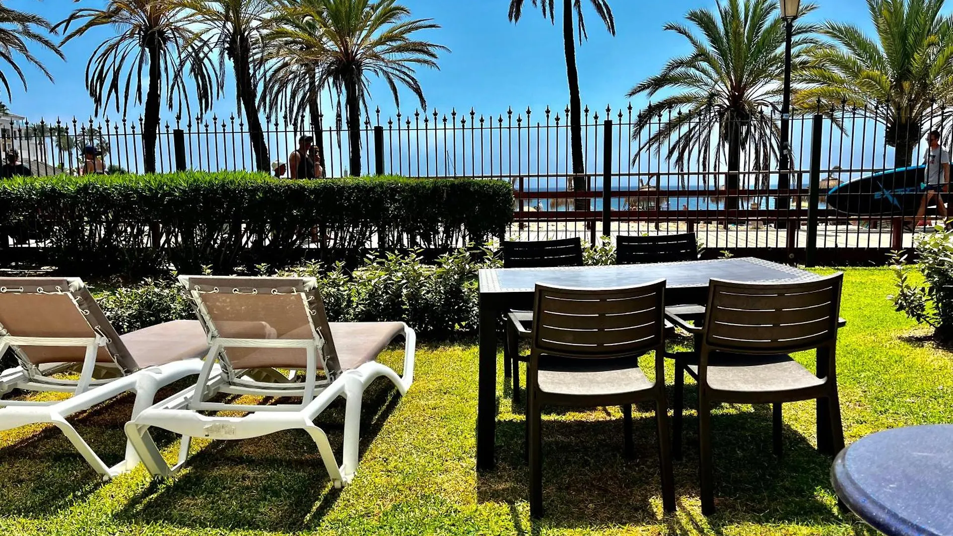 Frontline Sea In The Center Of Puerto Banus.2Bedrooms -Garden Marbella Spain
